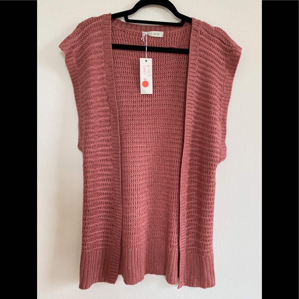 Anjara Garcia long knit vest - Made in Spain 🇪🇸
